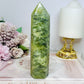 Natural Prehnite Tower 15cm