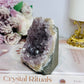 Natural Amethyst Base Cut Cluster 9cm 414g