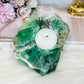 Chunky Green Fluorite Candle Holder 564g