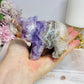Amethyst X Mexican Lace Agate Elephant 11cm