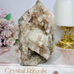 Large Natural Pink Lithium Cluster Tower From Brazil 701g 14cm