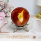 Large Mookaite Jasper Sphere on Stand 330g