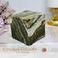 Large Ocean Jasper Druzy Cube 616g