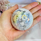 Magical Large 404gram Angel Aura Howlite Sphere On Stand