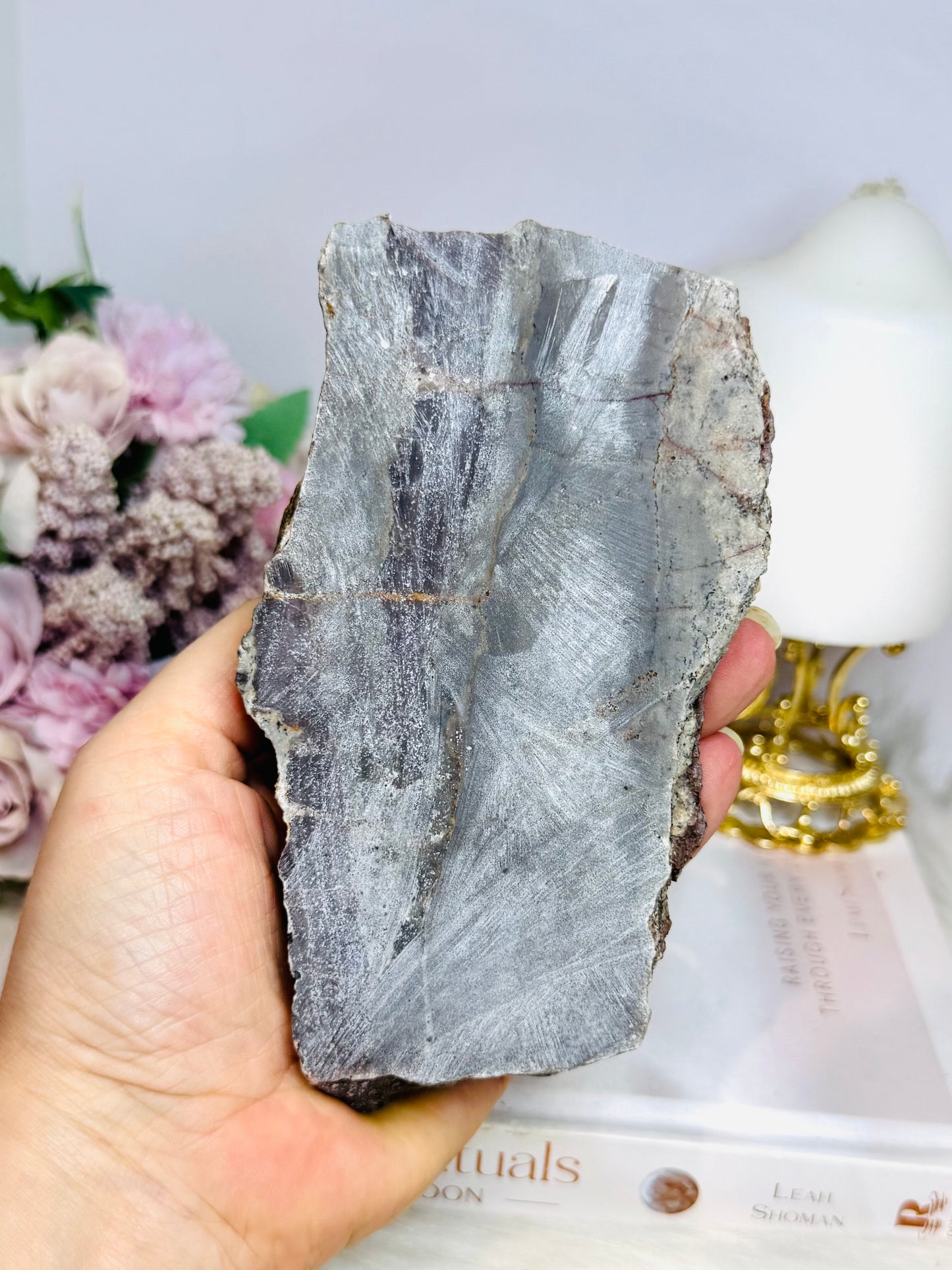 Large Natural Cobalt Calcite Specimen | Slab 14cm 411g