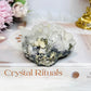 Quartz Cluster in Pyrite 8cm
