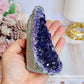 High Grade Amethyst Base Cut Cluster 12cm