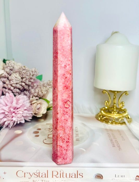 Tall Thulite Tower 17.5cm