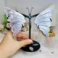 Purple Mica Wings On Stand 16cm