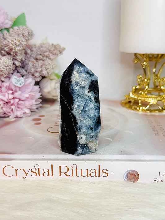 Black Sphalerite Tower 7.5cm