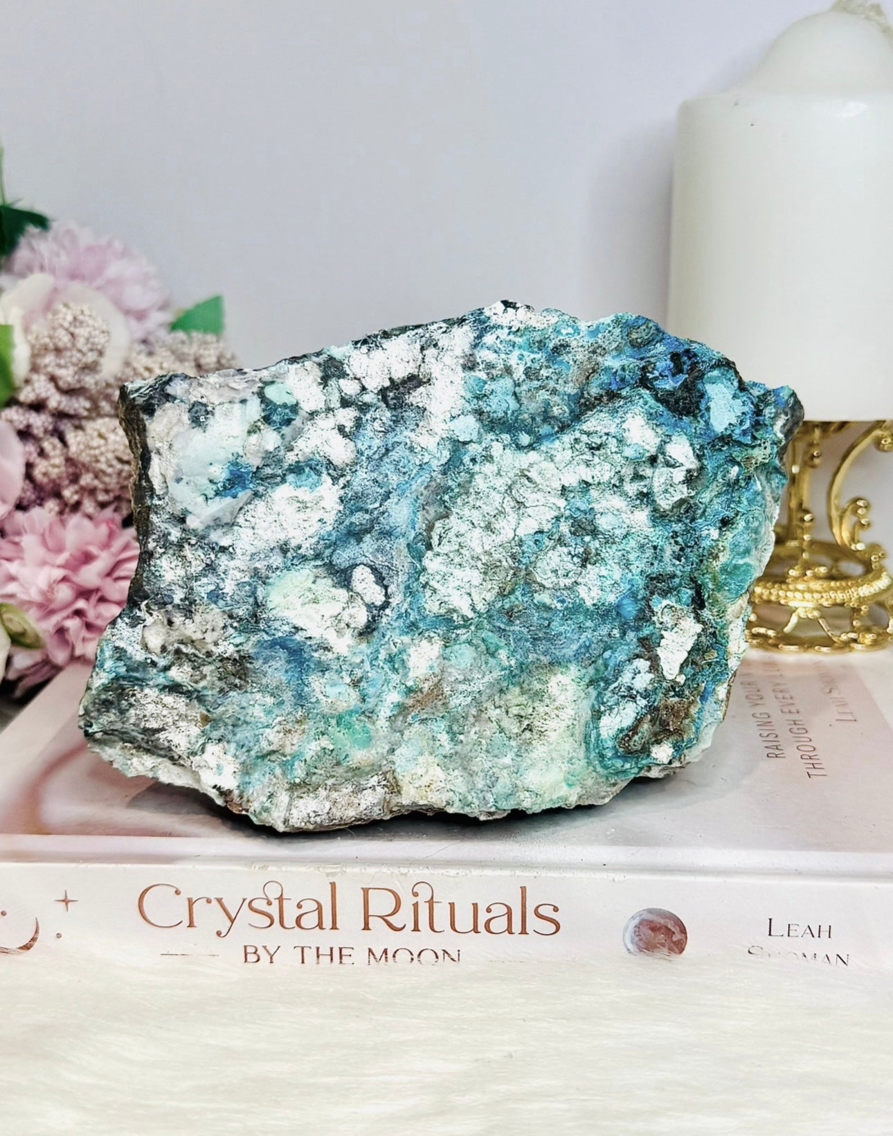 Large Natural Chrysocolla Specimen 820g 15cm