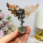 Money Agate X Flower Agate Devil & Angel Wings 8cm