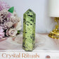Green Jade Chunky Tower 9cm