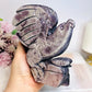 Incredible Large Purple Mica Carved Eagle | Bird 15cm 1KG