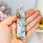 Mexican Lace Agate Druzy Tower 9.5cm