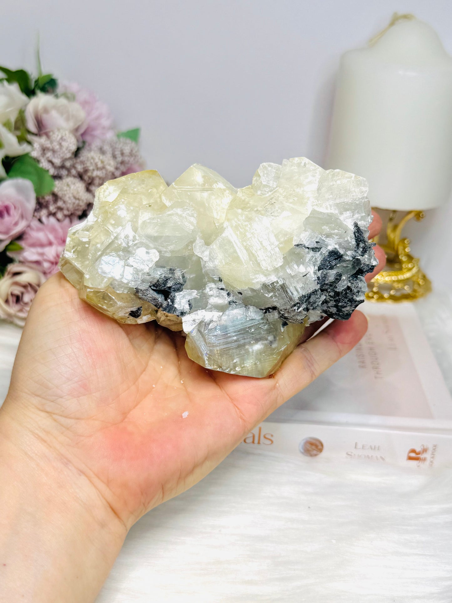 Natural Calcite Specimen (UV Reactive) 12cm 475g