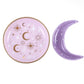 Purple Moon Stacking Trinket Dishes