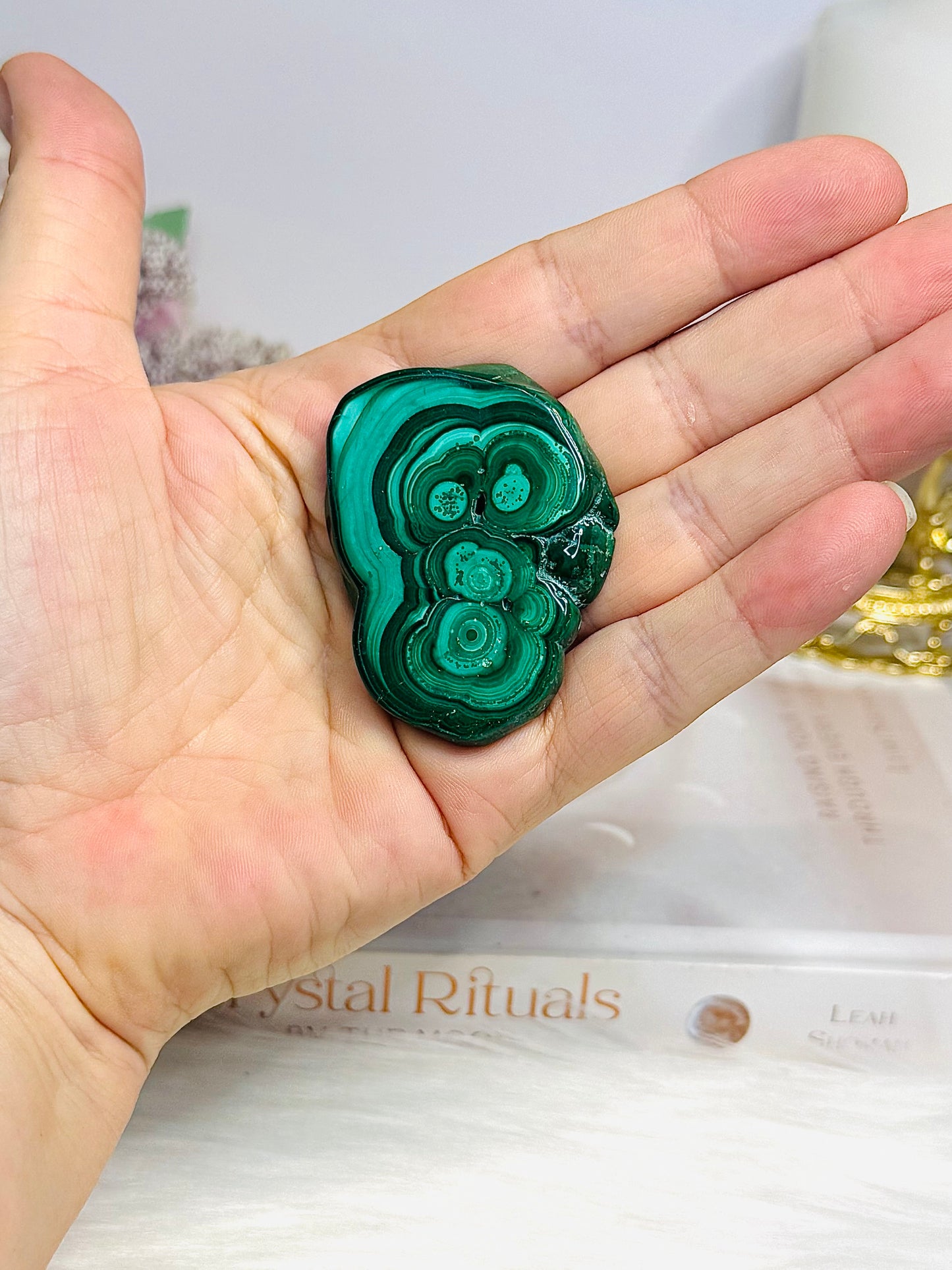 Natural Malachite Specimen | Slab 5cm