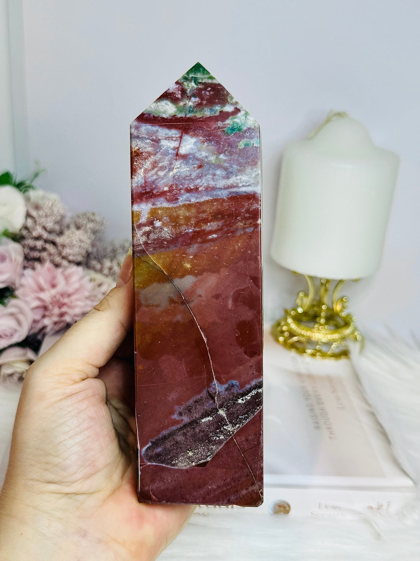 Ocean Jasper Tower 17cm 535g