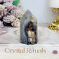 Flower Agate Point | Tower 7cm