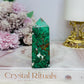 Natural Chrysocolla Tower 8cm