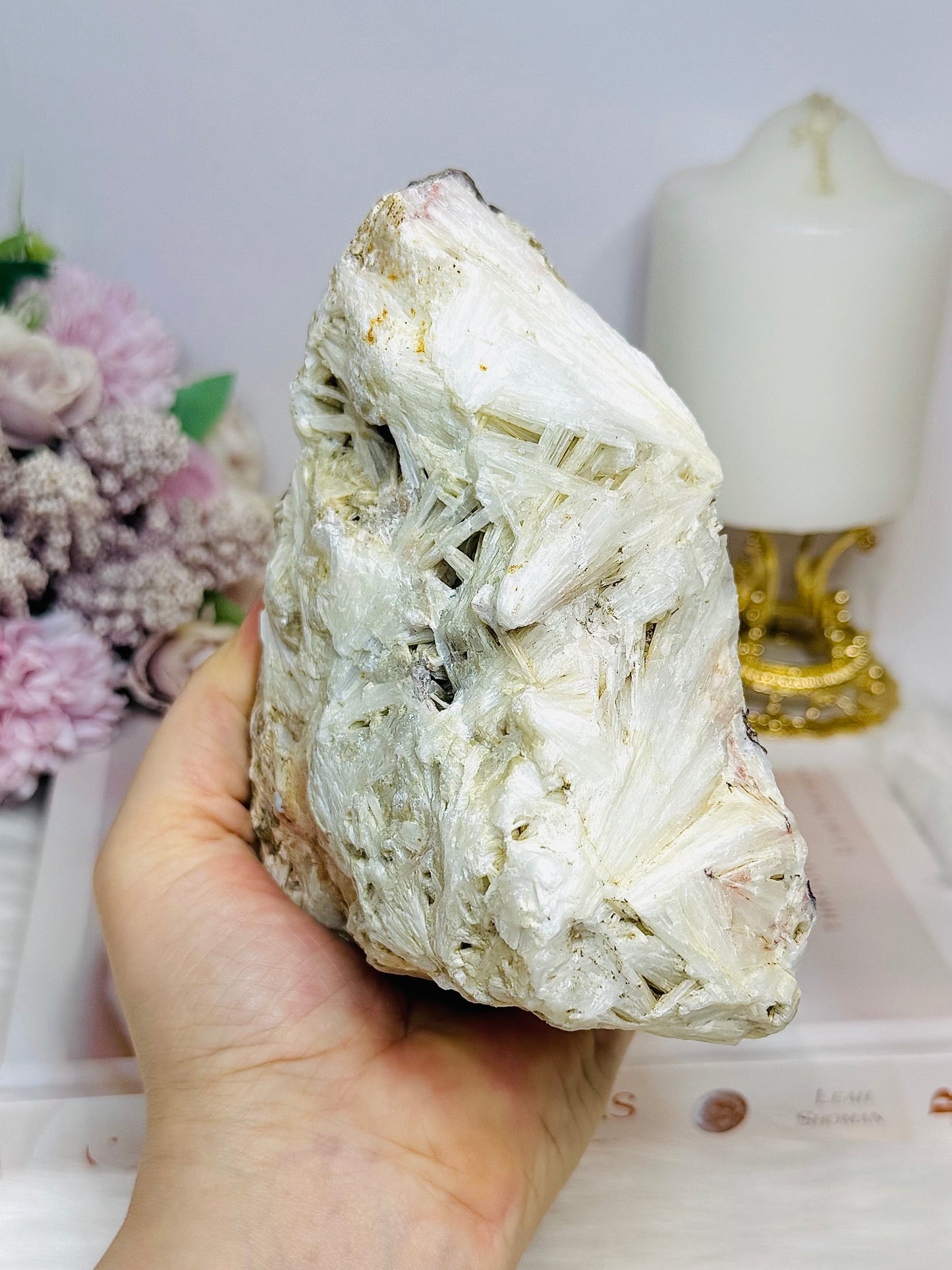 Scolecite Spray Natural Large Specimen 14cm 730g