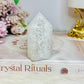 Fire & Ice | Crackle Quartz Tower 6.5cm