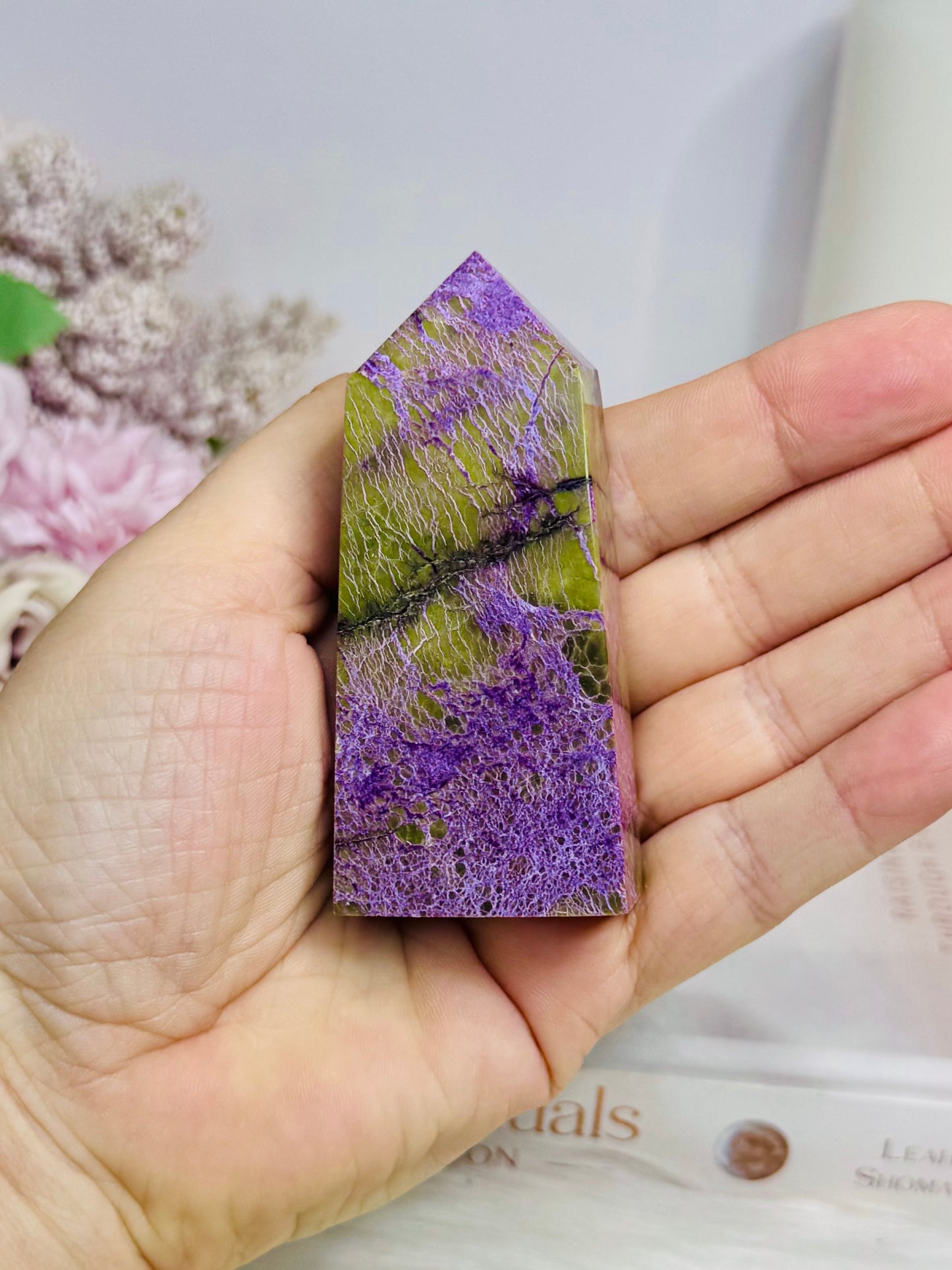 Rare Natural Stitchtite | Atlantisite Tower 7.5cm