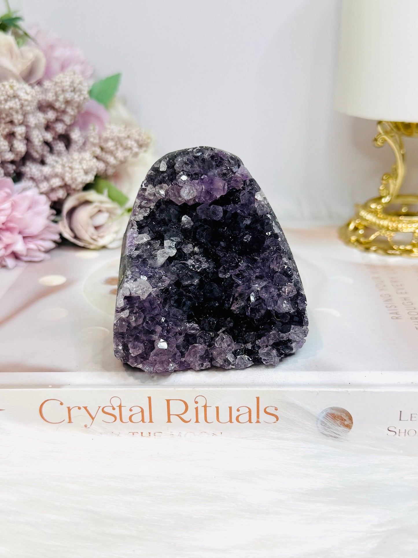 Amethyst Base Cut Cluster 7cm 282g