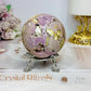 Large Natural Phosphosiderite Sphere On Stand 278g