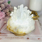 Large Clear Quartz Pineapple Lamp on Light Stand 810g