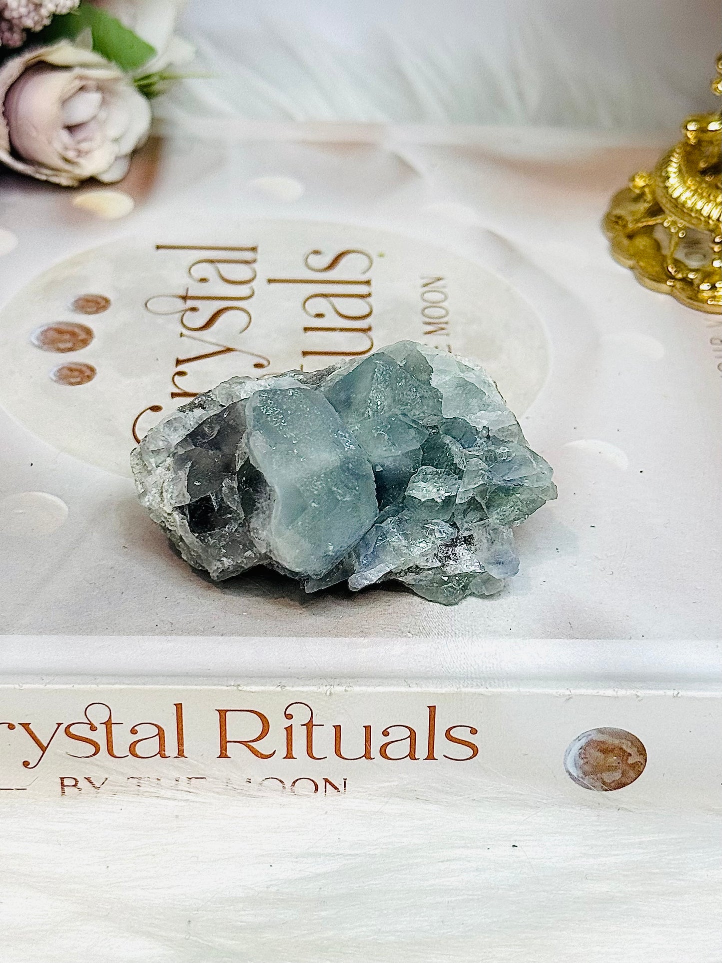 Natural Blue Fluorite Specimen 92g