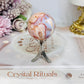 Flower Carnelian Sphere On Stand 110g