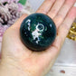 Moss Agate Sphere On Stand 212g