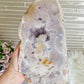 Statement Piece ~ Huge Pink Amethyst Druzy Chunky Butterfly Wings On Stand 33cm x 34cm 4.2KG