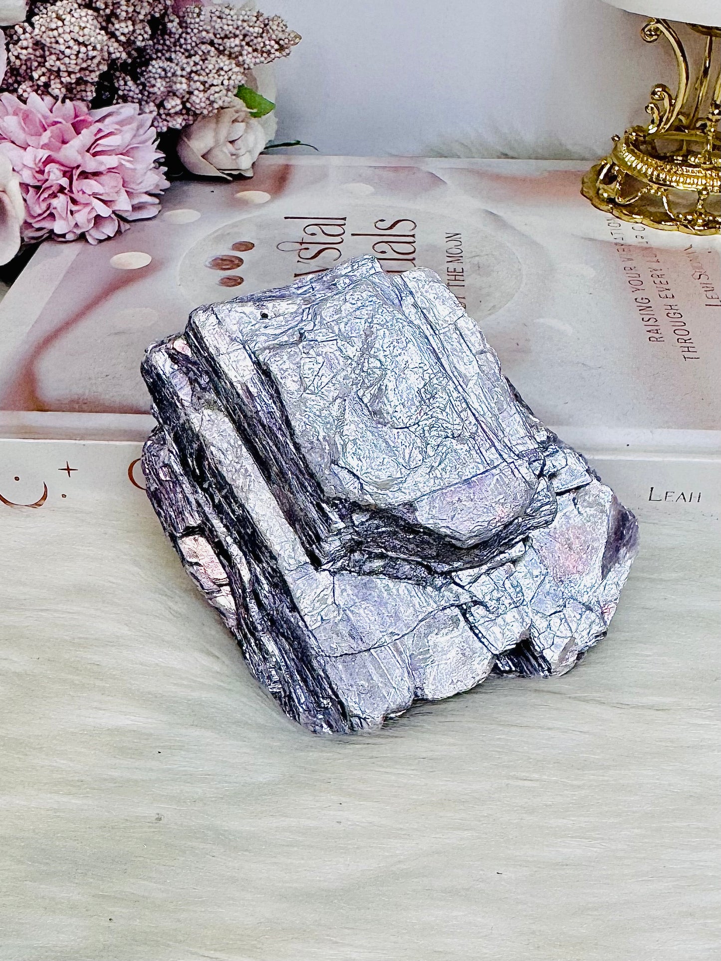 Large Purple Mica Natural Chunky Specimen 453g