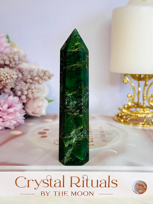 Beautiful 10.5cm  Emerald Jasper Tower