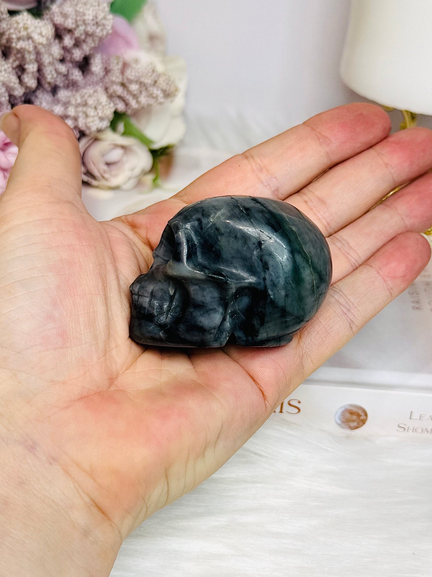 Agate Carved Skull 5.5cm