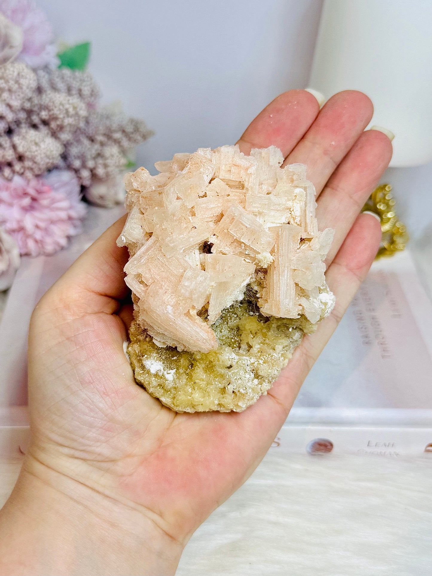 Natural Pink Halite Specimen 136g From USA