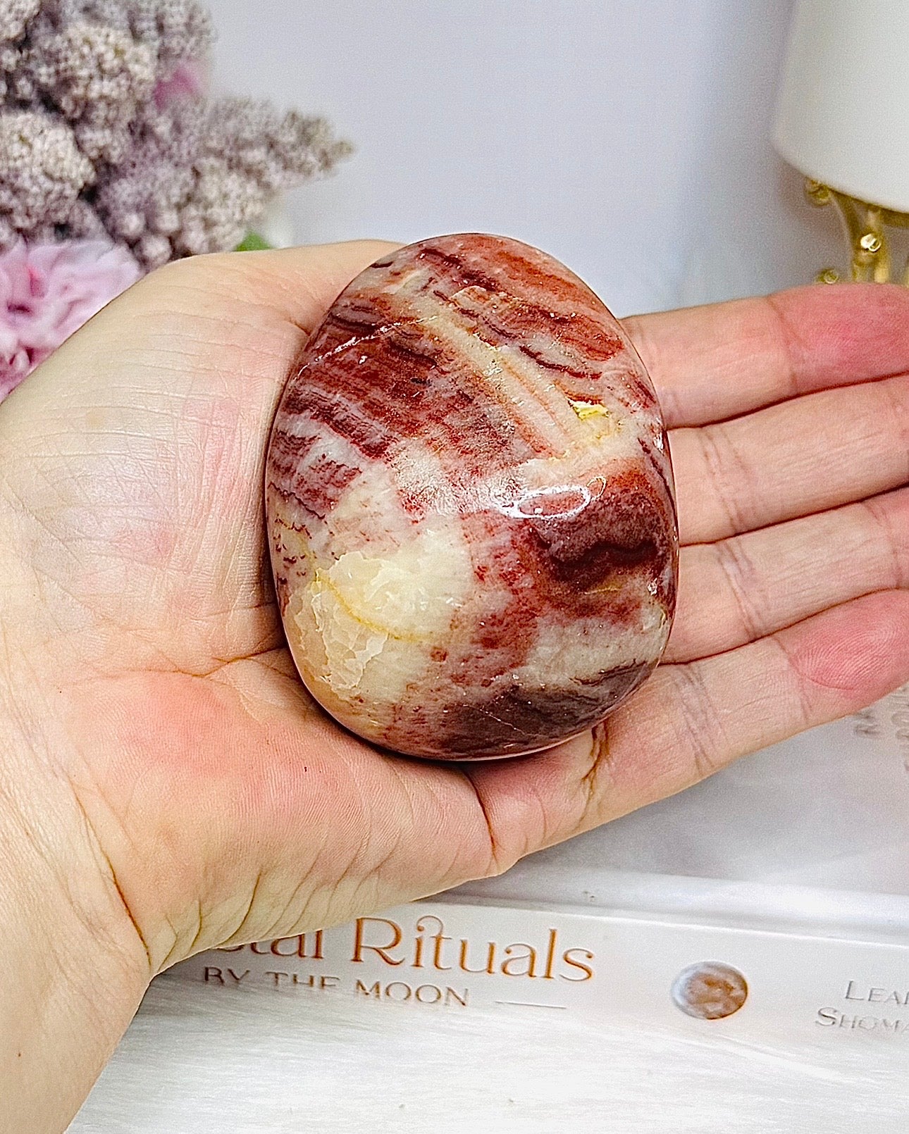 Pink Banded Calcite | Pork Stone Freeform 208g