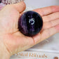 High Grade Purple Fluorite Sphere on Stand 160g