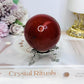 Mookaite Jasper Sphere on Stand 301g
