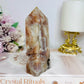 Pink Tourmaline Druzy Tower 12cm