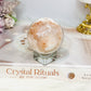 Pink Amethyst Druzy Sphere On Stand 223g