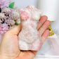 Pink Opal Carved Female Body 342g 10cm