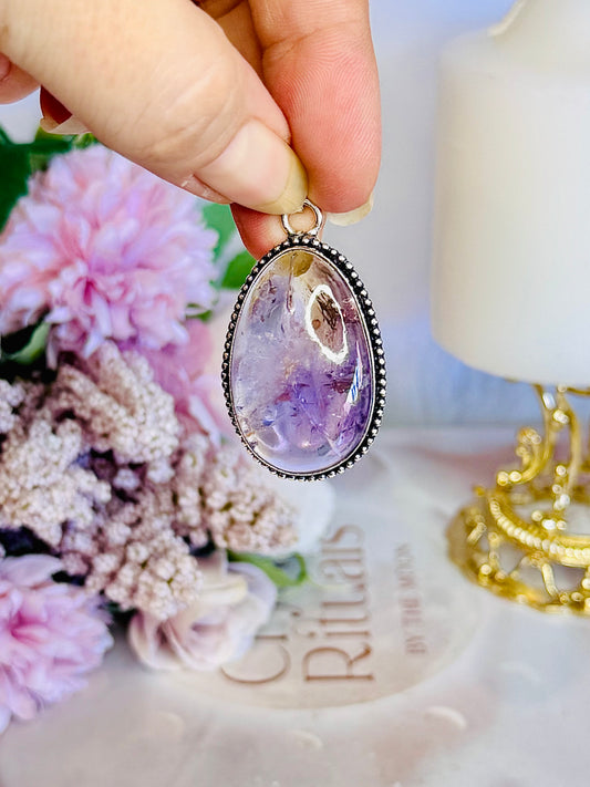 Stunning Large Ametrine Pendant In Gift Bag