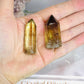 Set of 2 Citrine Towers 5cm