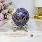 Natural Large Grape Agate | Chalcedony Sphere 247g On Stand