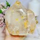 Natural Large Golden Healer Quartz Freeform with Rainbows 1.45KG 13.5cm