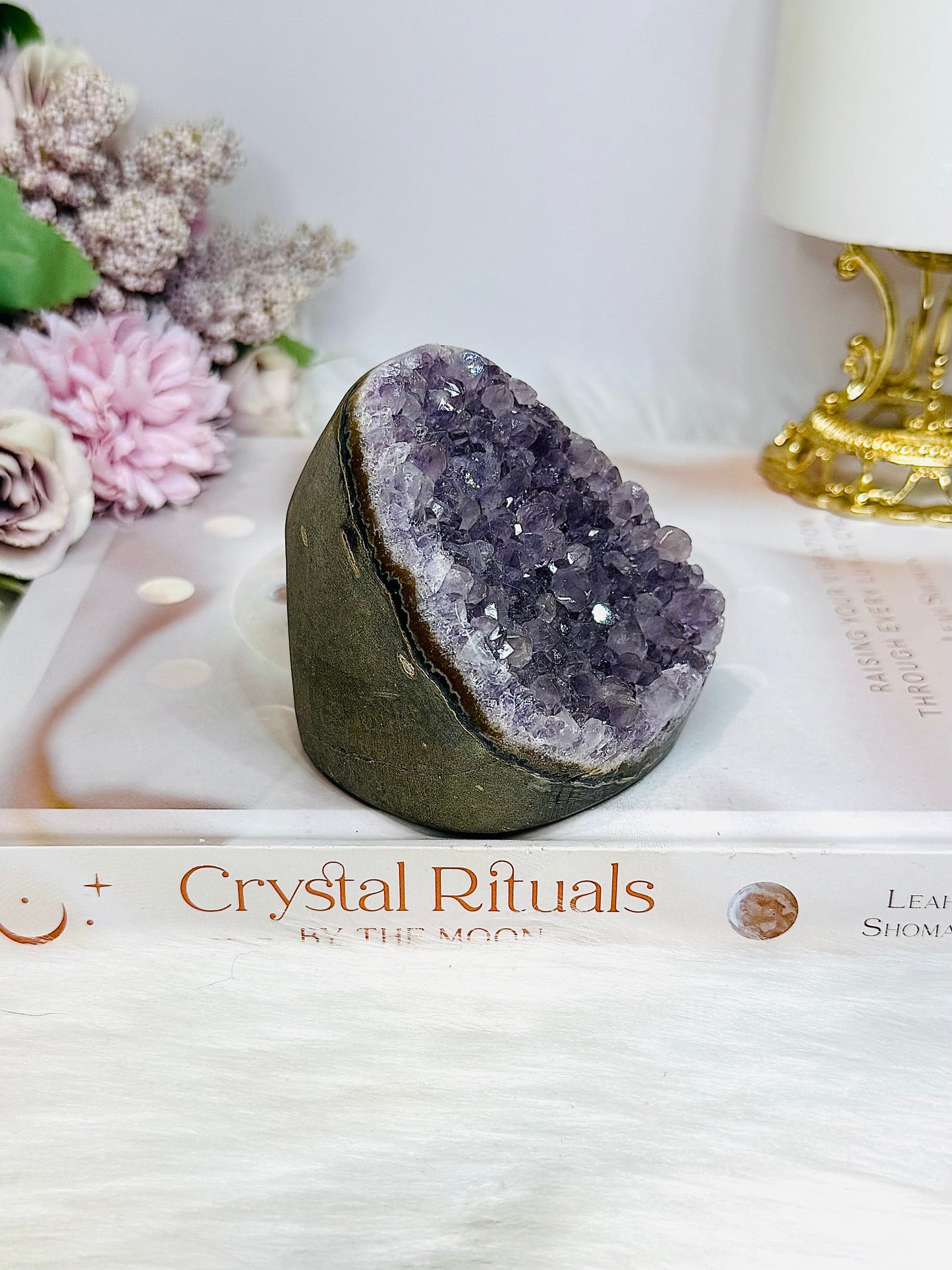 Amethyst Base Cut Cluster 401g